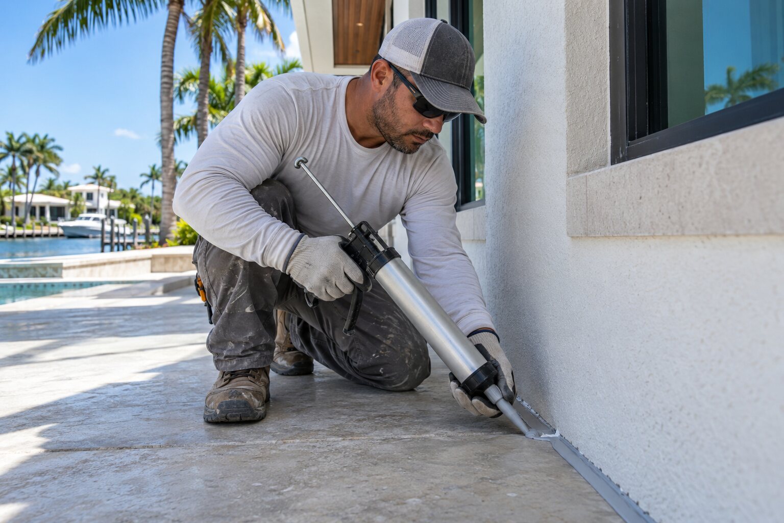 Precise waterproofing and specialized sealant application